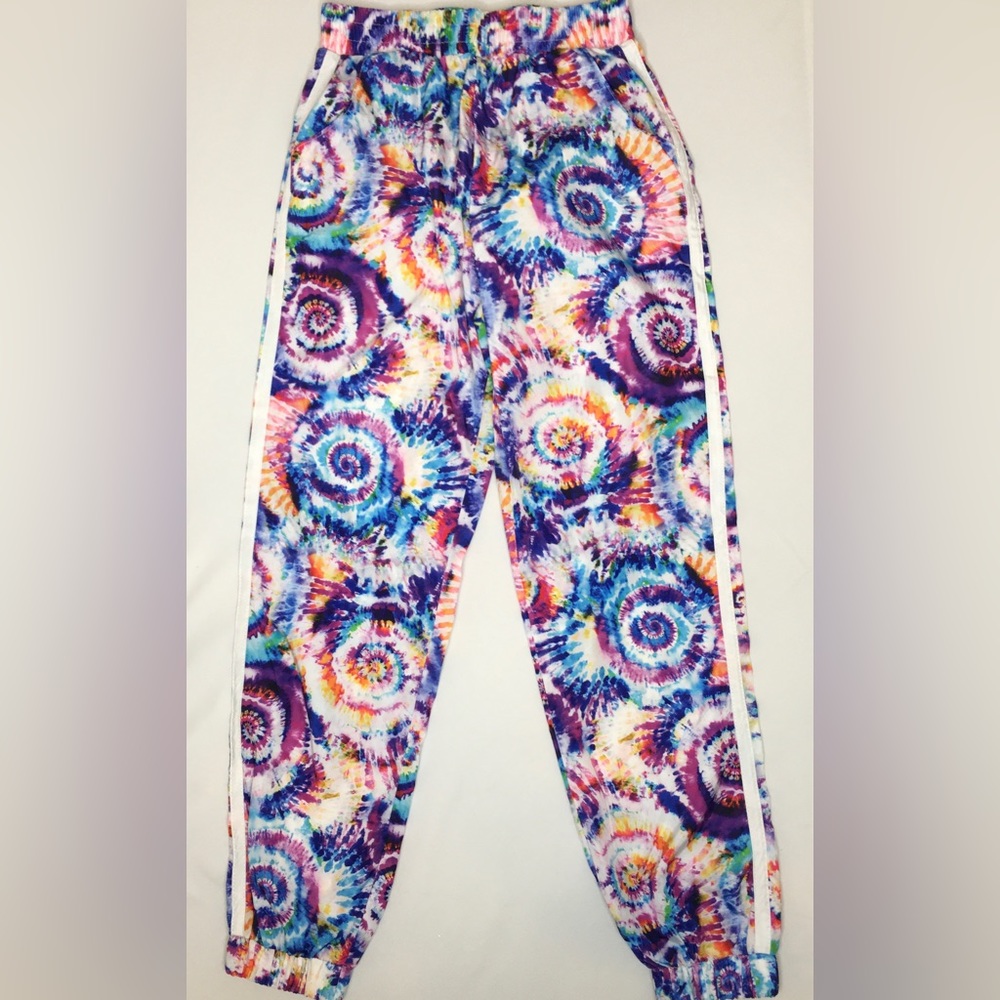 Girls tie dye print jogger